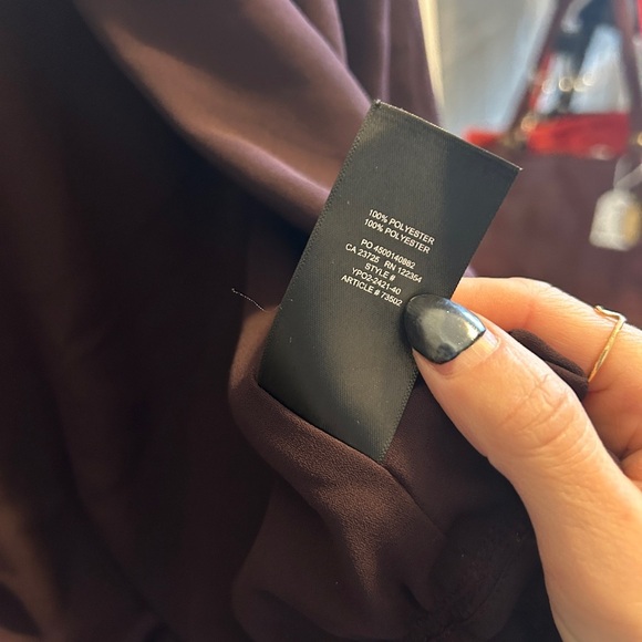 Sunday Best Cropped Tie-Front Plunging Blouse Long Sleeve - Picture 6 of 11